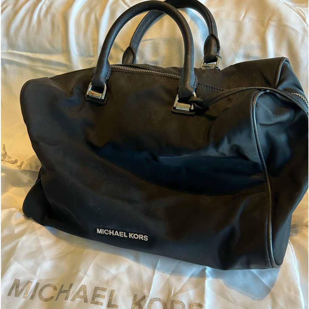 Michael Kors black handbag, like new shape.